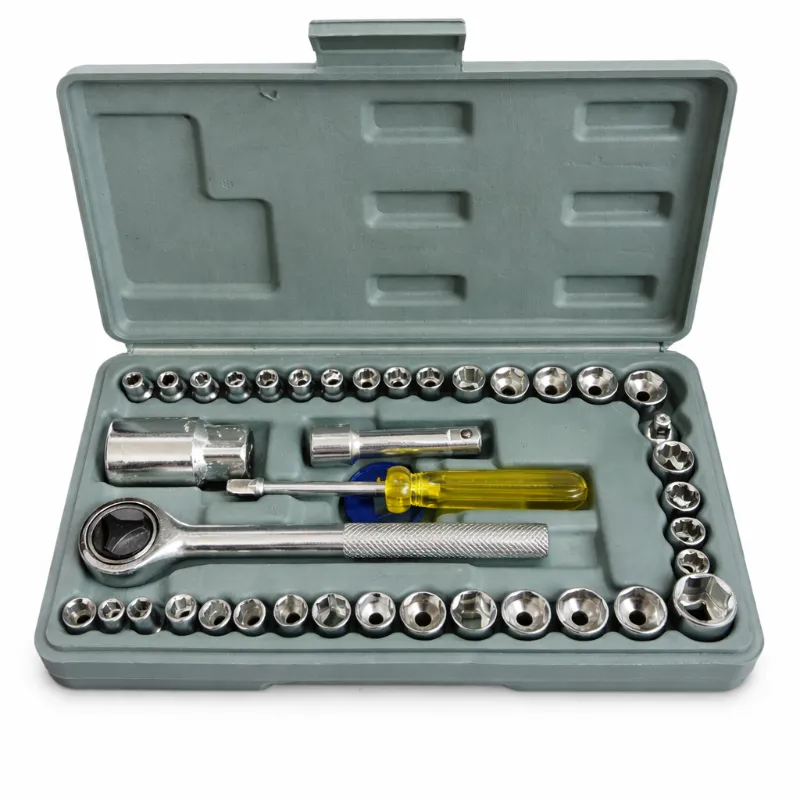 Juego de 40 llaves de Vaso Combinadas