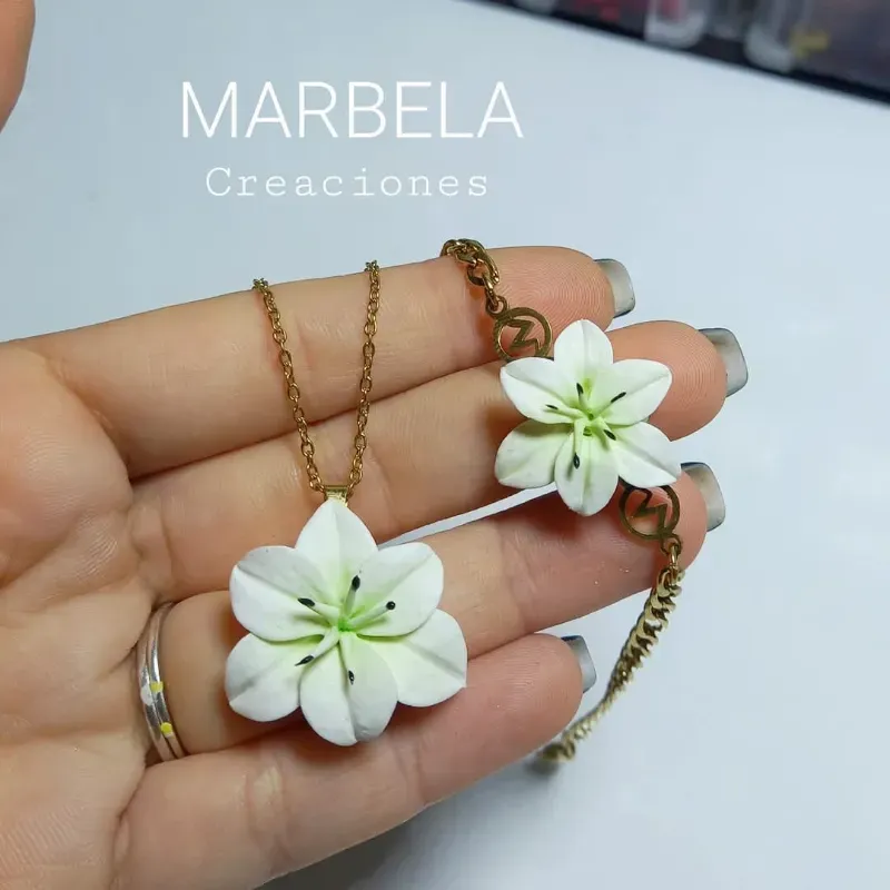 ✨Dúo de lirios Blancos✨