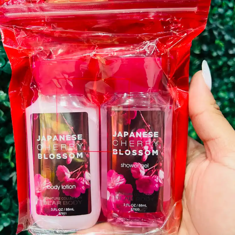 Set crema corporal perfumada+Gel de baño