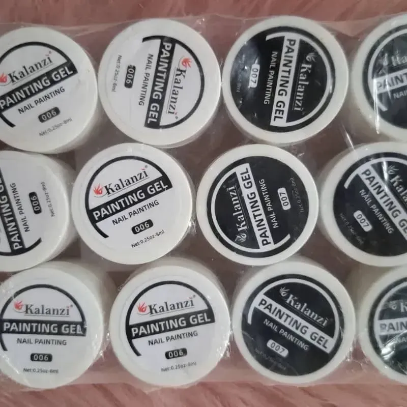 Painting gel blanco y negro