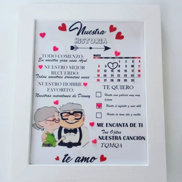 Cuadro nuestra historia