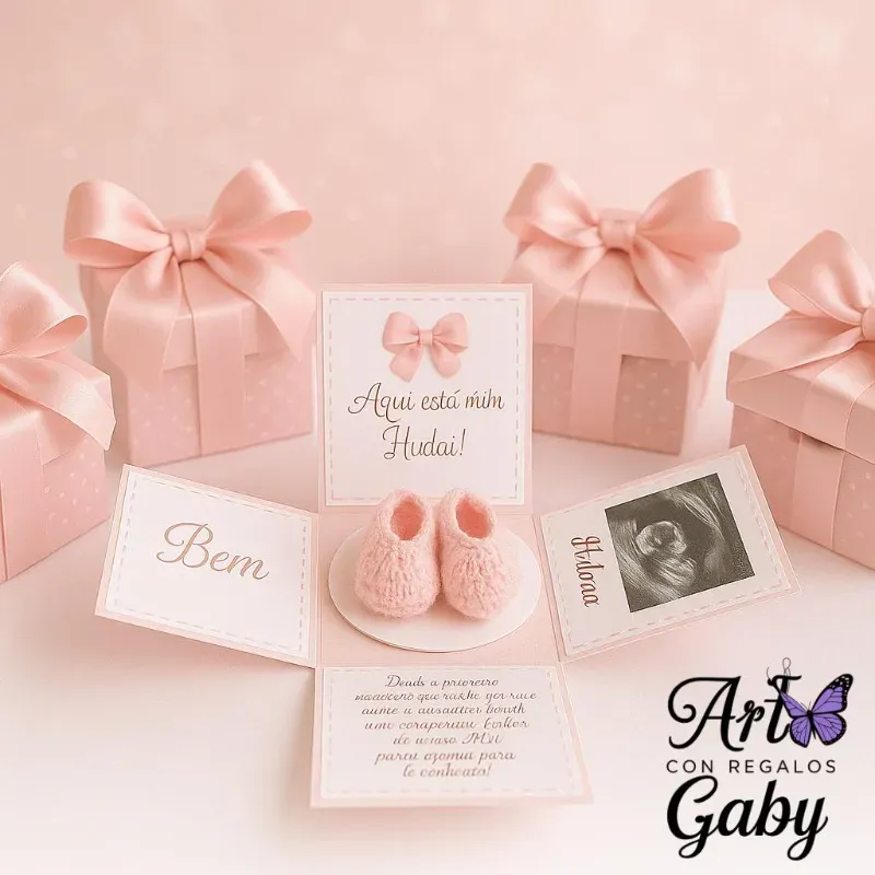 Cajita Sorpresa para la Revelación de Género 