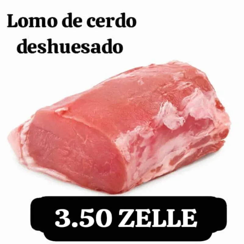 Lomo de cerdo deshuesado