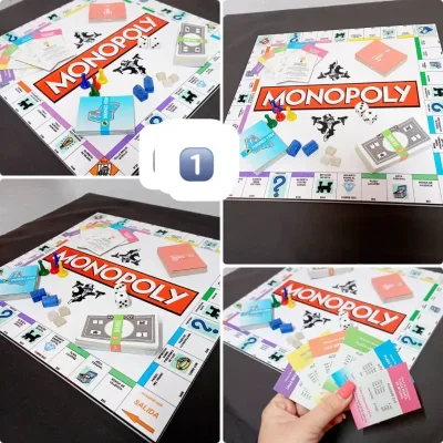 MONOPOLIO CLÁSICO DE PVC 35X35