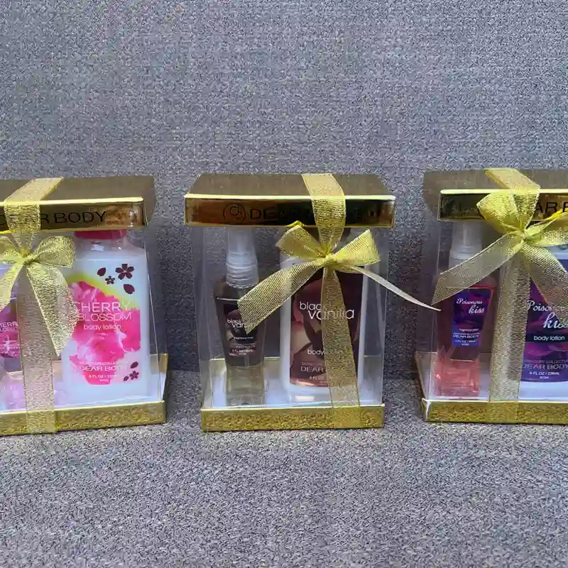Set de colonia y crema para la piel 