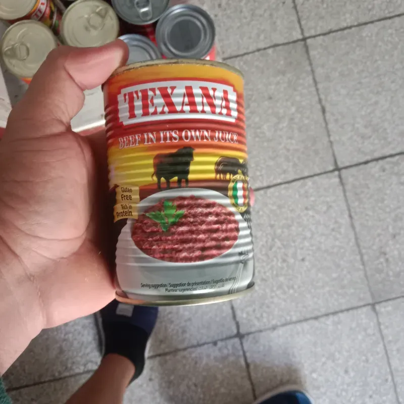 Carne de res enlatada