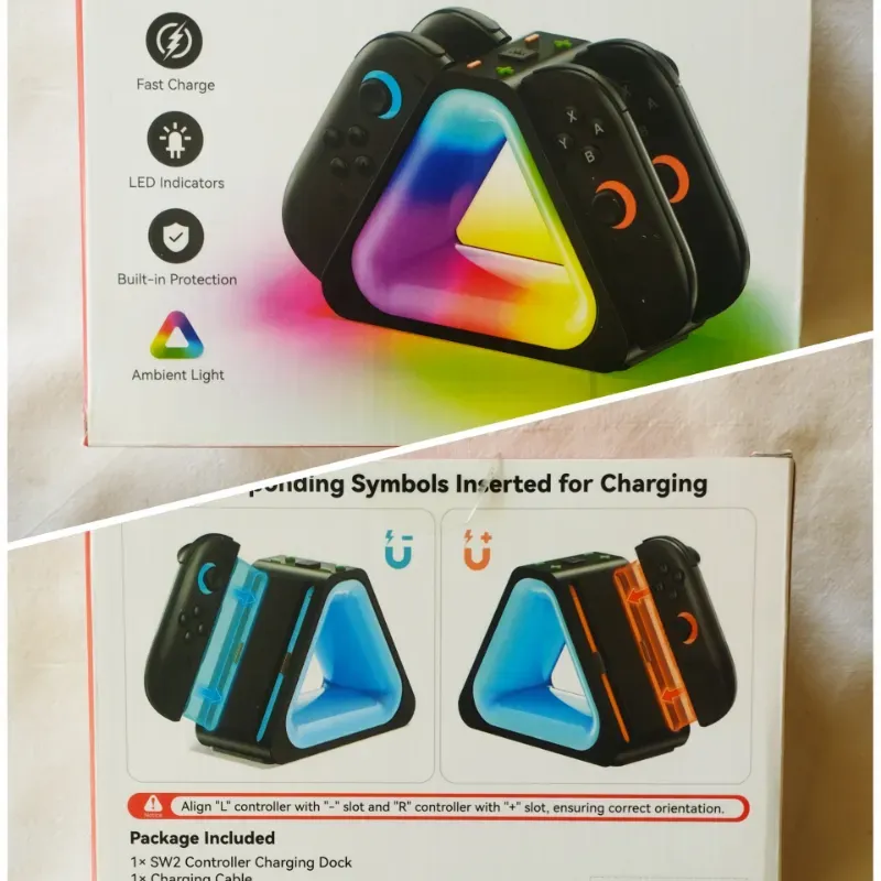 ⚡Base de carga para Joy-Con de N-S 2