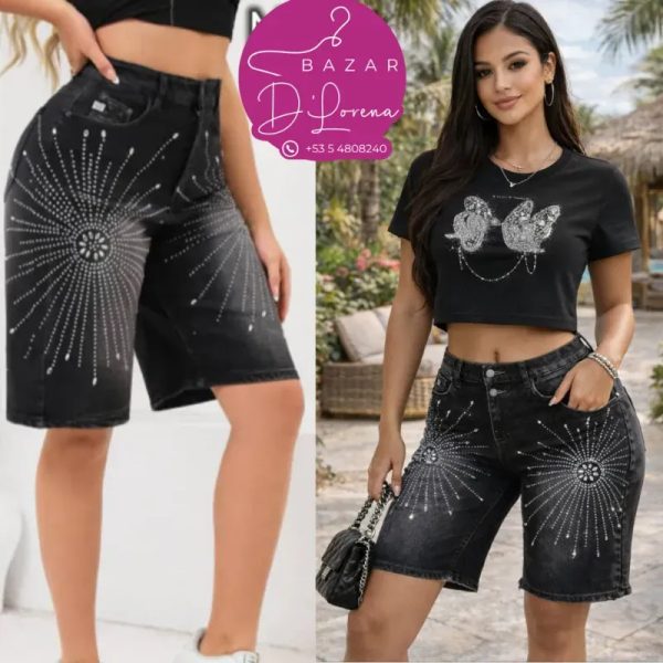 Bermuda Con Brillo
