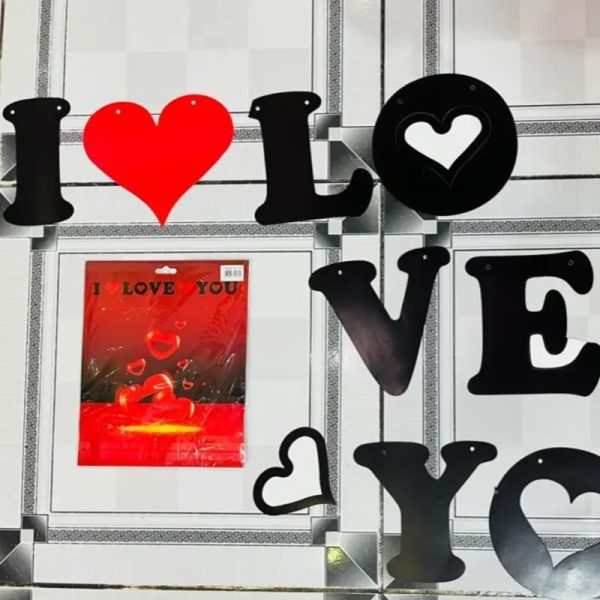 Banderin I Love You