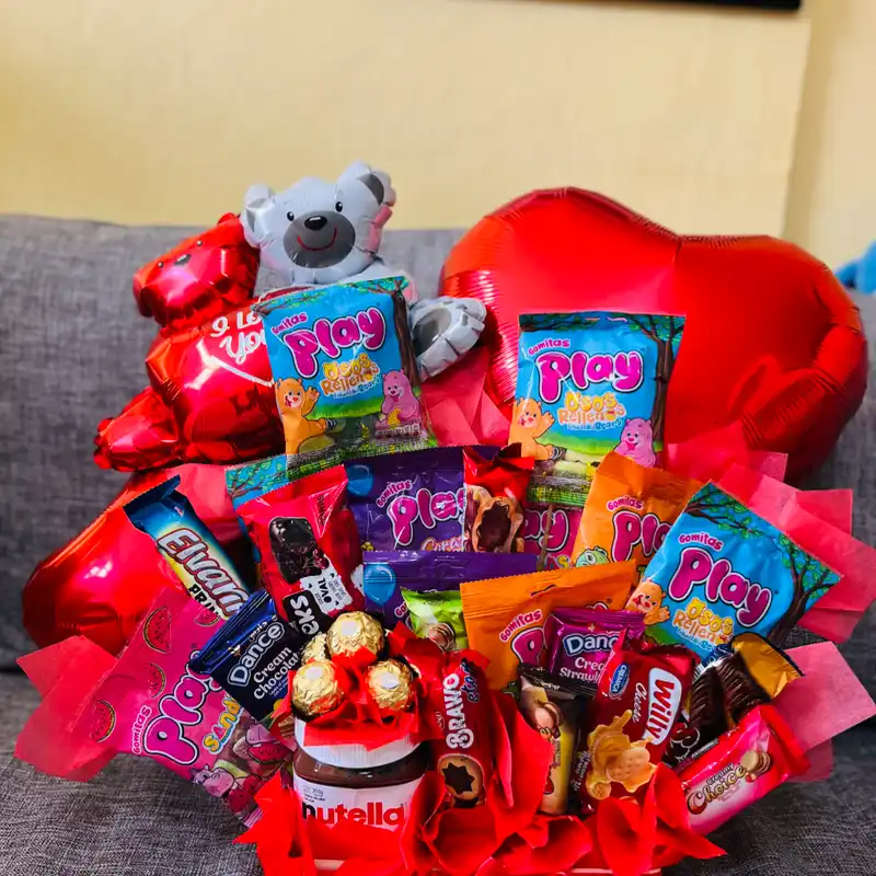  Cesta grande dulce variada