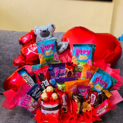  Cesta grande dulce variada