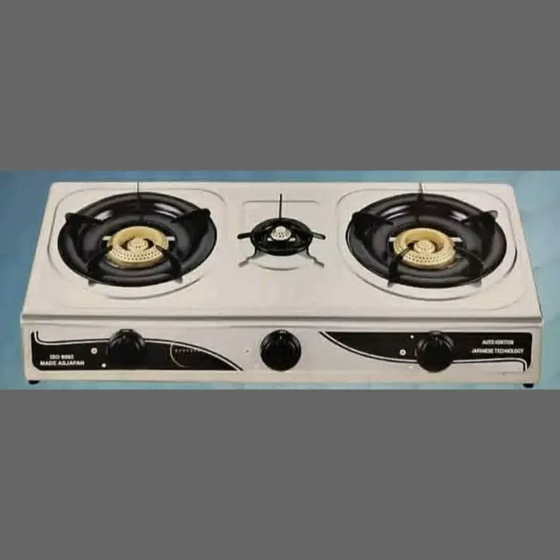 Cocina de gas de 3 hornillas