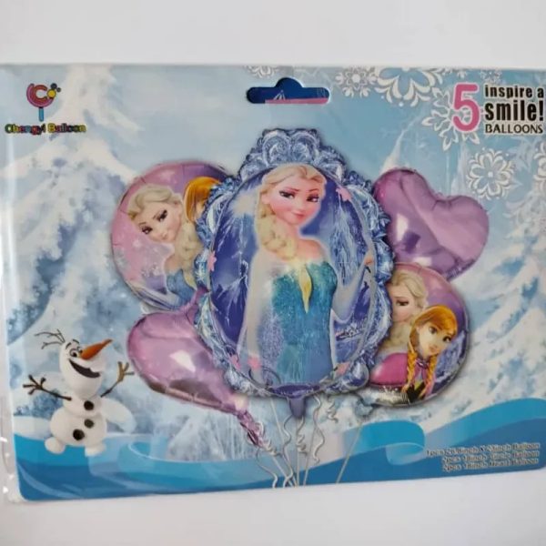 Set de globos de 5 piezas temáticos y de fiesta