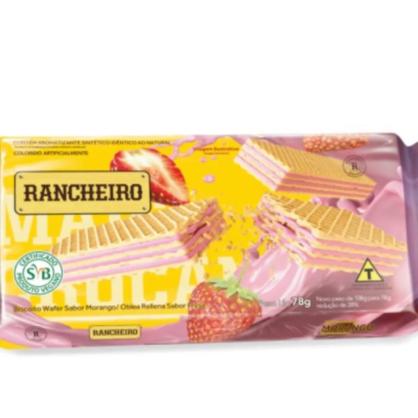 Wafer sabor fresa