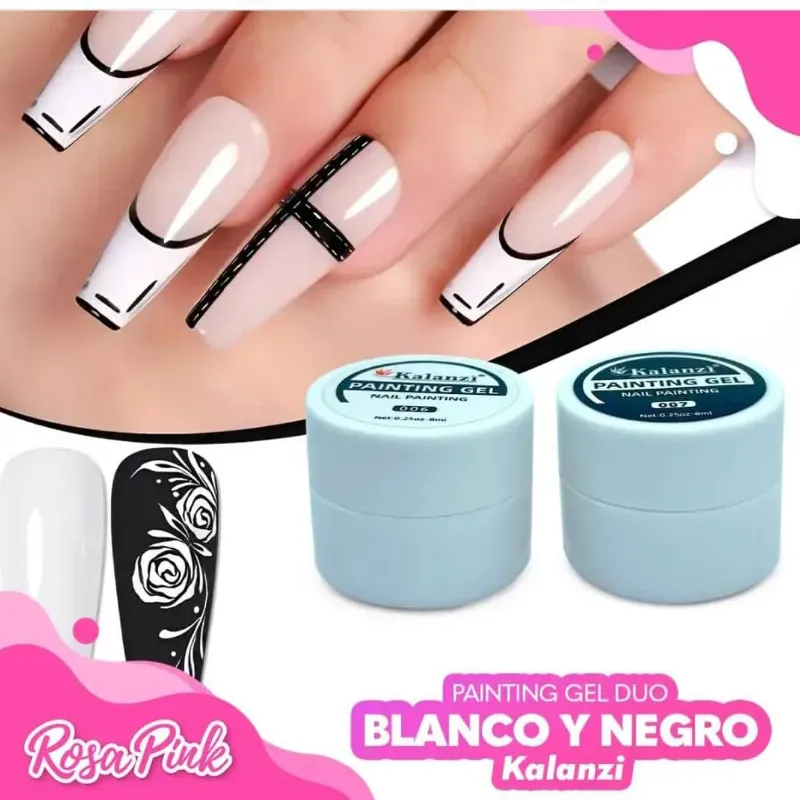 Painting blanco y negro (la pareja)