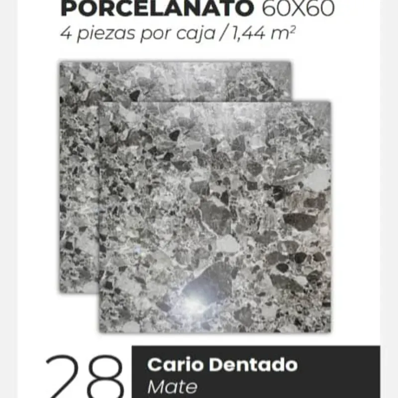 Losas Porcelanato Mate Cario Dentado