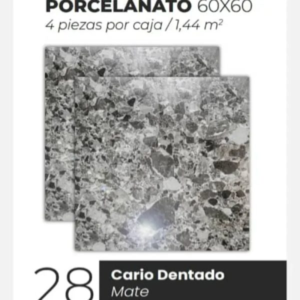 Losas Porcelanato Mate Cario Dentado