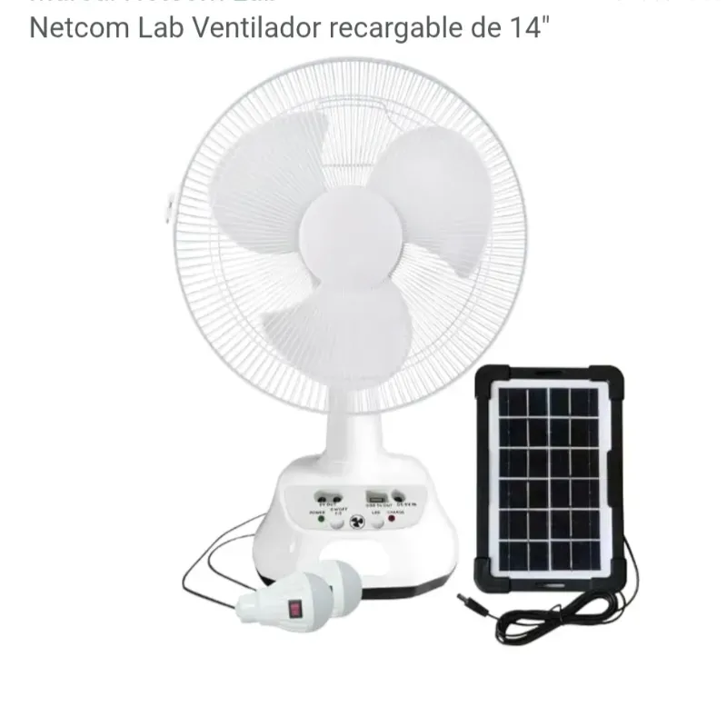 Ventilador recargable de 14"