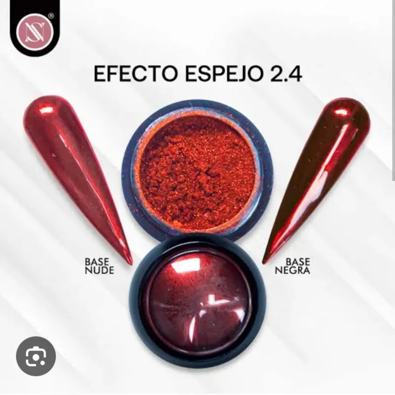 Efecto Espejo Rojo Studio Nails # 2.4