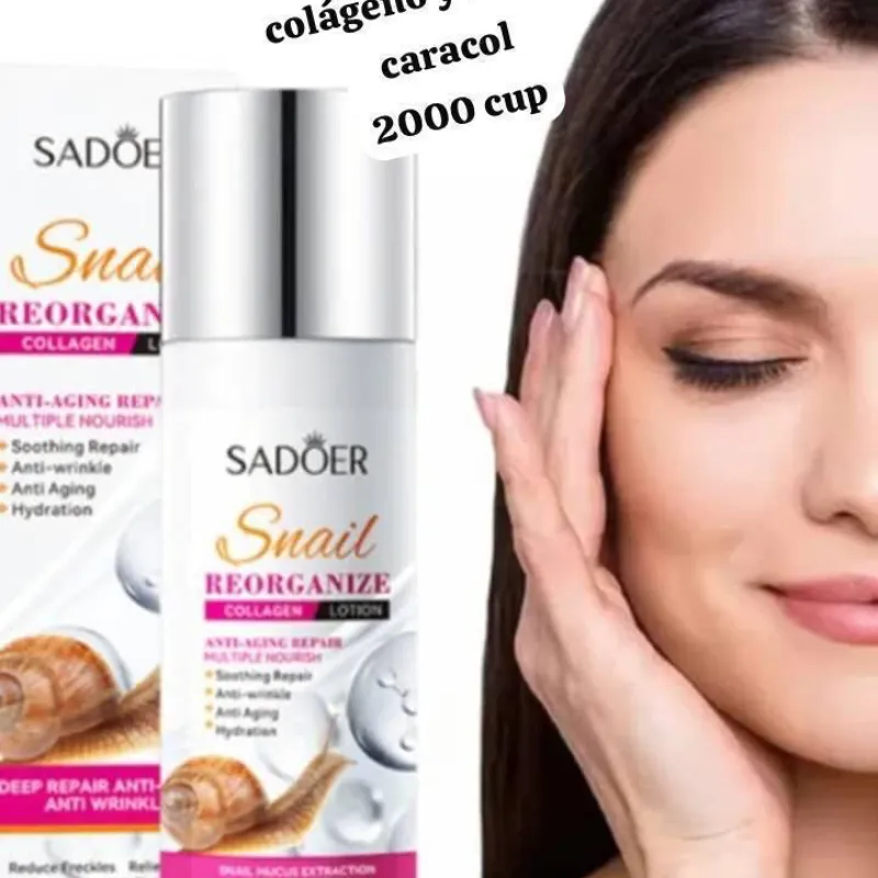 Lotion facial Sador colágeno y baba de caracol