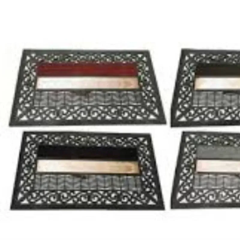 Alfombras de entrada engomadas