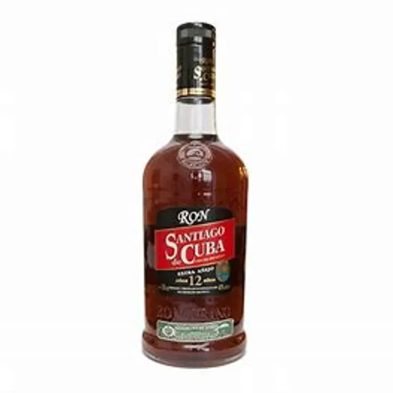 RON SANTIAGO DE CUBA 12 AÑOS