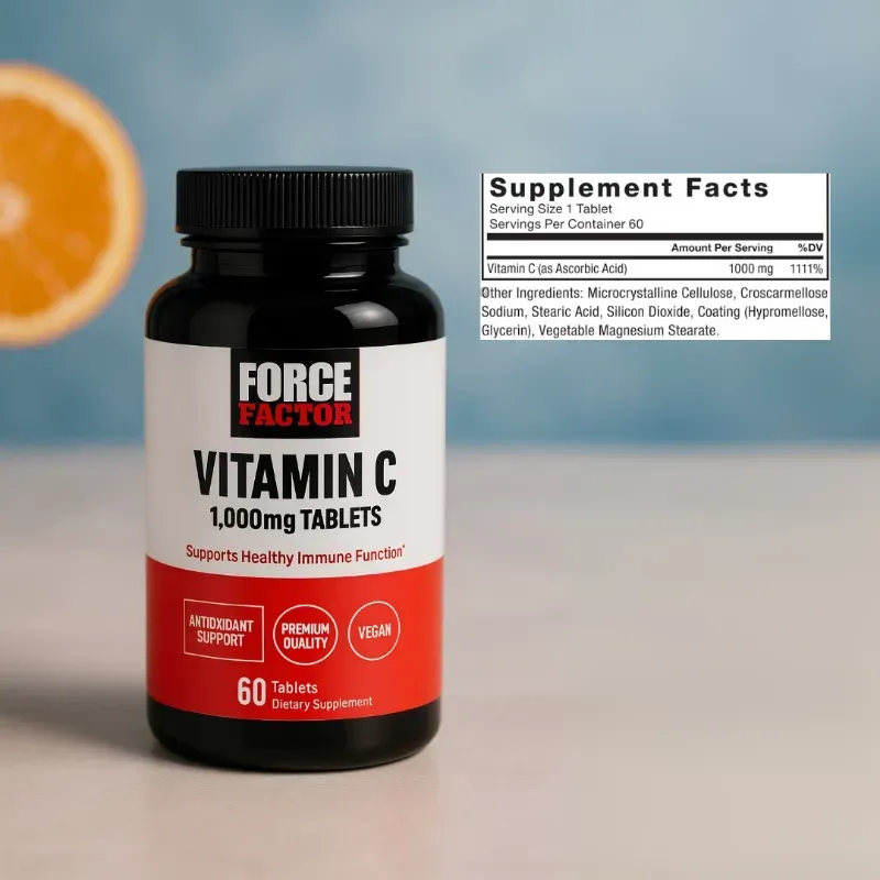 Vitamina C Force Factor 1000 mg 60 caps