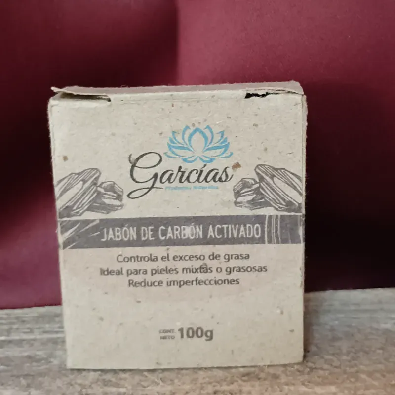 Jabón de carbón activado 100g