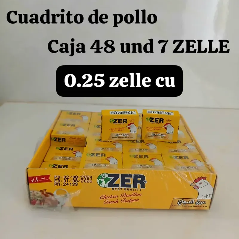 Caja de cuadritos de pollo