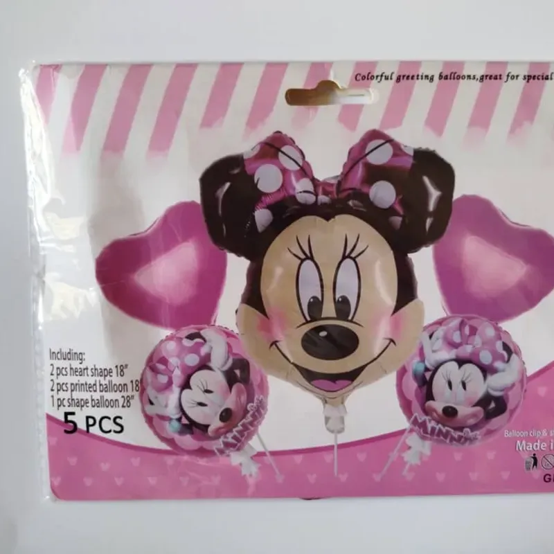 Set de globos de 5 piezas temáticos y de fiesta