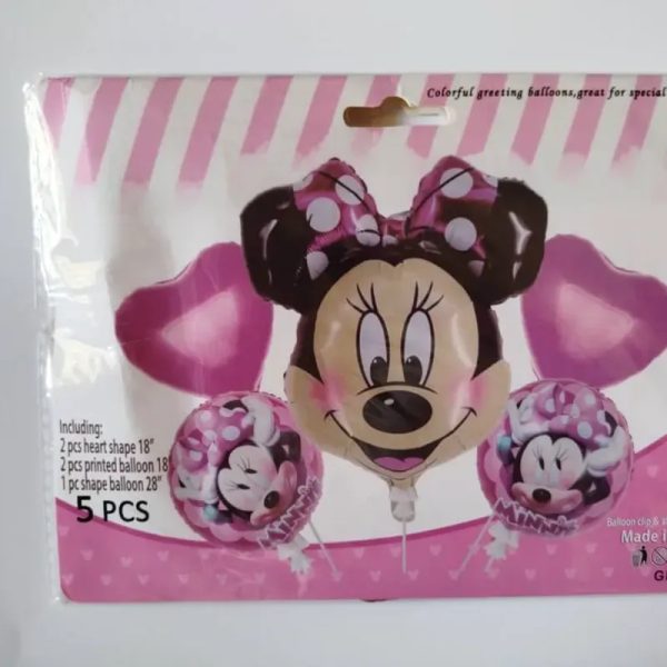 Set de globos de 5 piezas temáticos y de fiesta