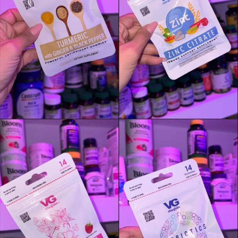 Gomitas cúrcuma - Probioticos - Zinc - Biotina