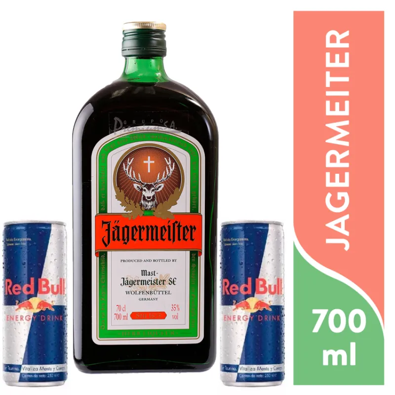 JAGGERMEISTER + 2 ENERGIZANTES