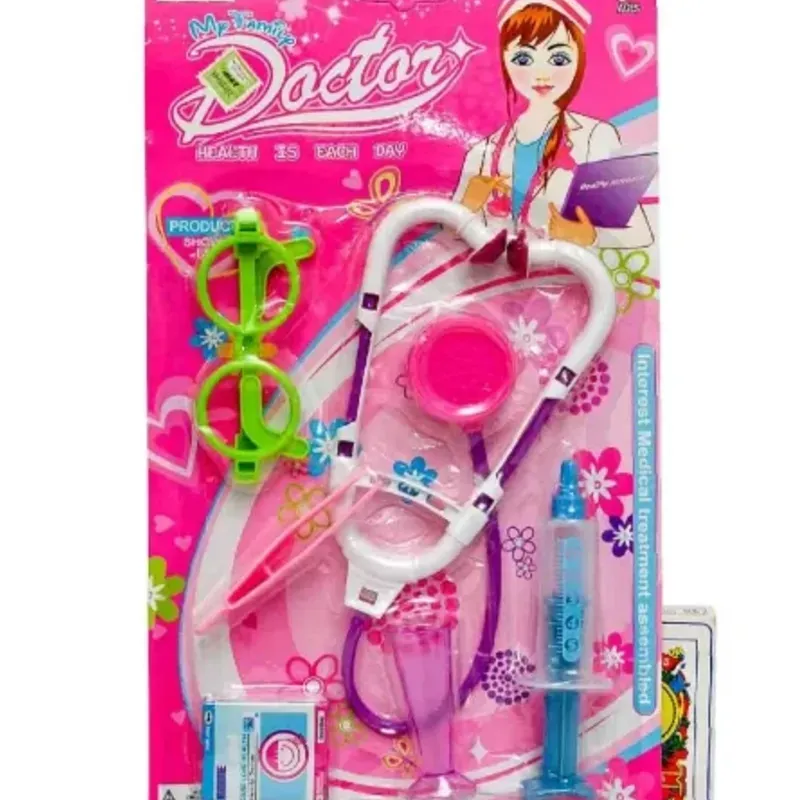 Set De Doctora Con Herramientas De Trabajo En Blister