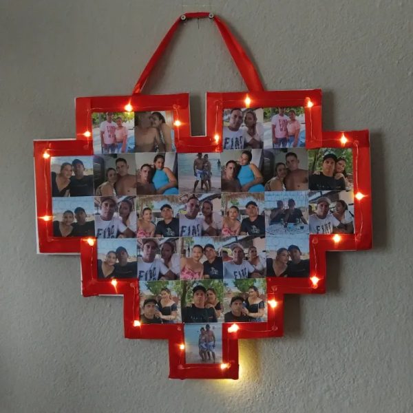 Corazón de fotos