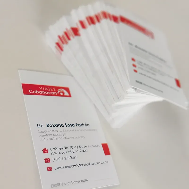 Tarjetas de presentación