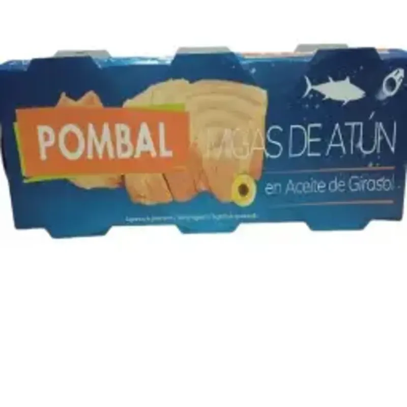 Atún en aceite de girasol marca Pombal