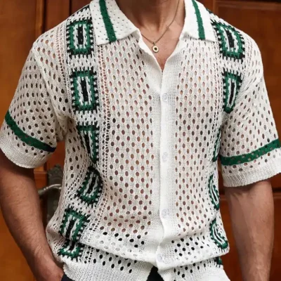 Camisa tejido verde