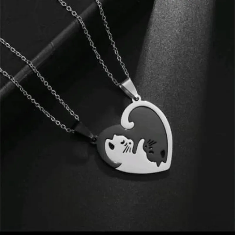 Set de Collares "Yin Yang Felino"