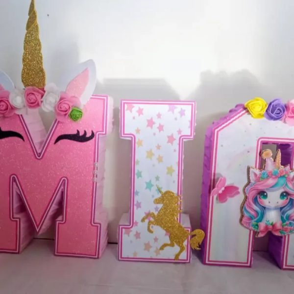 Nombre en 3D (3 letras)