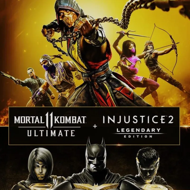 MK11 Ultimate + Injustice 2 Legendary Edt permanente para PS4 - PS5
