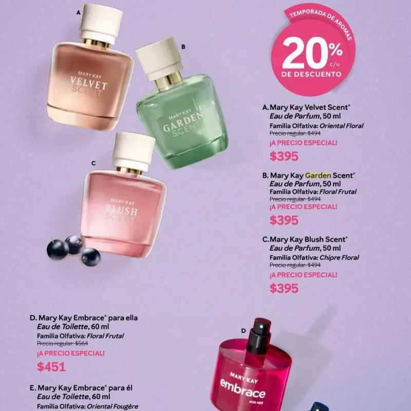 Perfume con manzana suprarreciclada