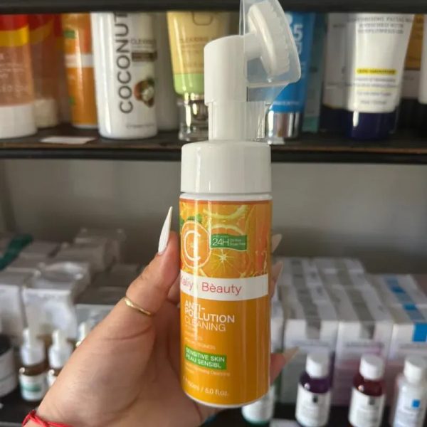Limpiador facial de vitamina C