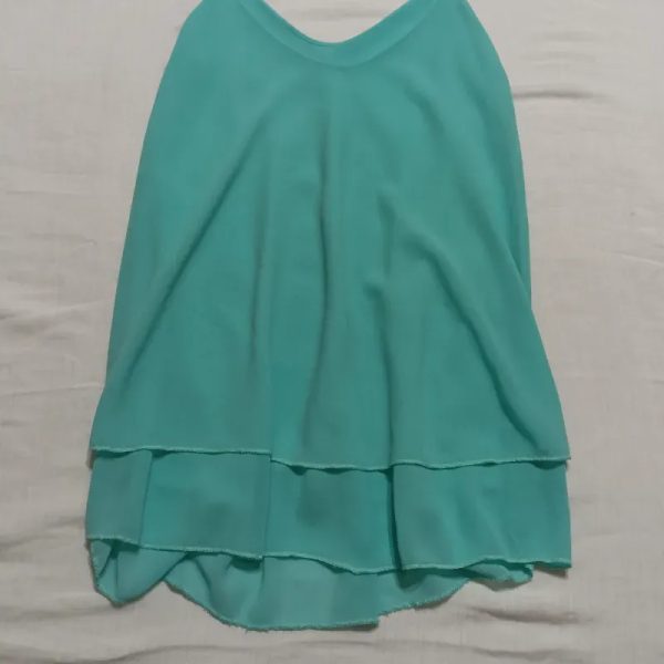 Blusa de tirantes Verde-azul