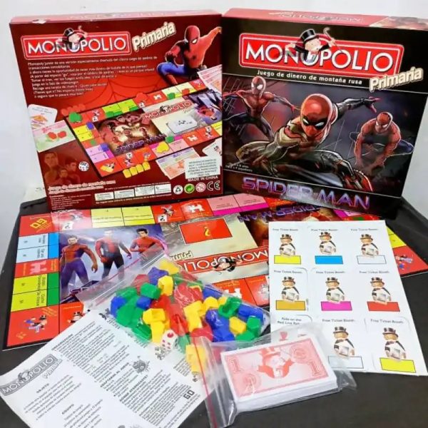 Juego monopoly junior importado temática Spider Man