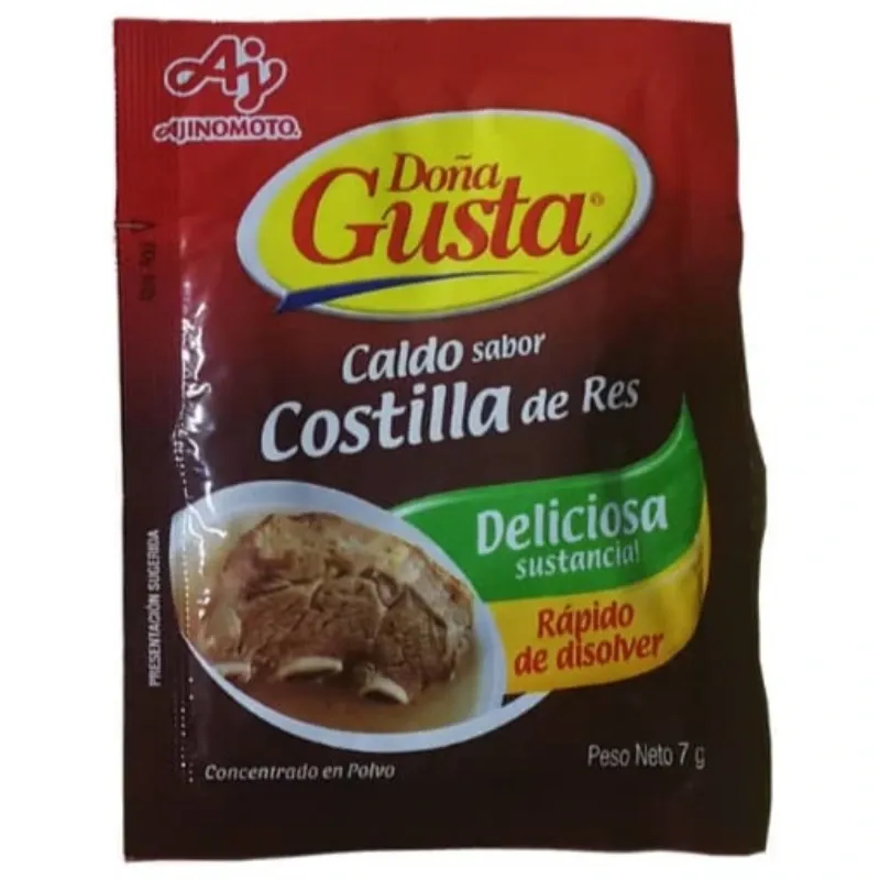 Caldo sabor Costilla de Res 12u