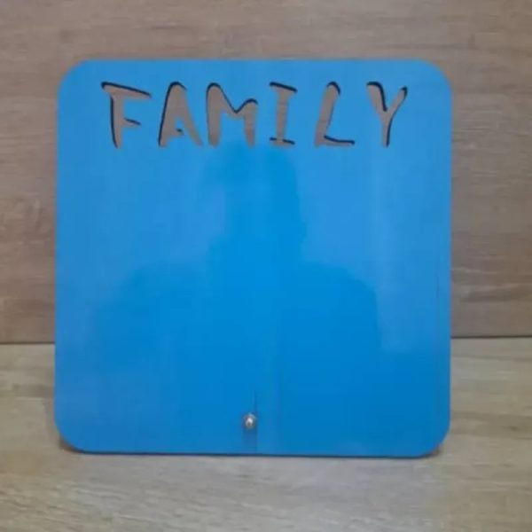 Cuadro MDF de familia