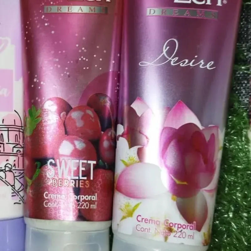 Cremas Corporales (fragancia exquisita a flores y a frutas )