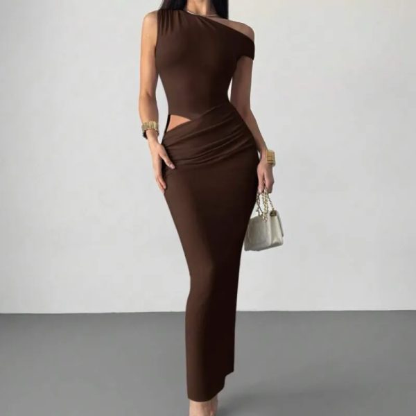 Vestido marrón