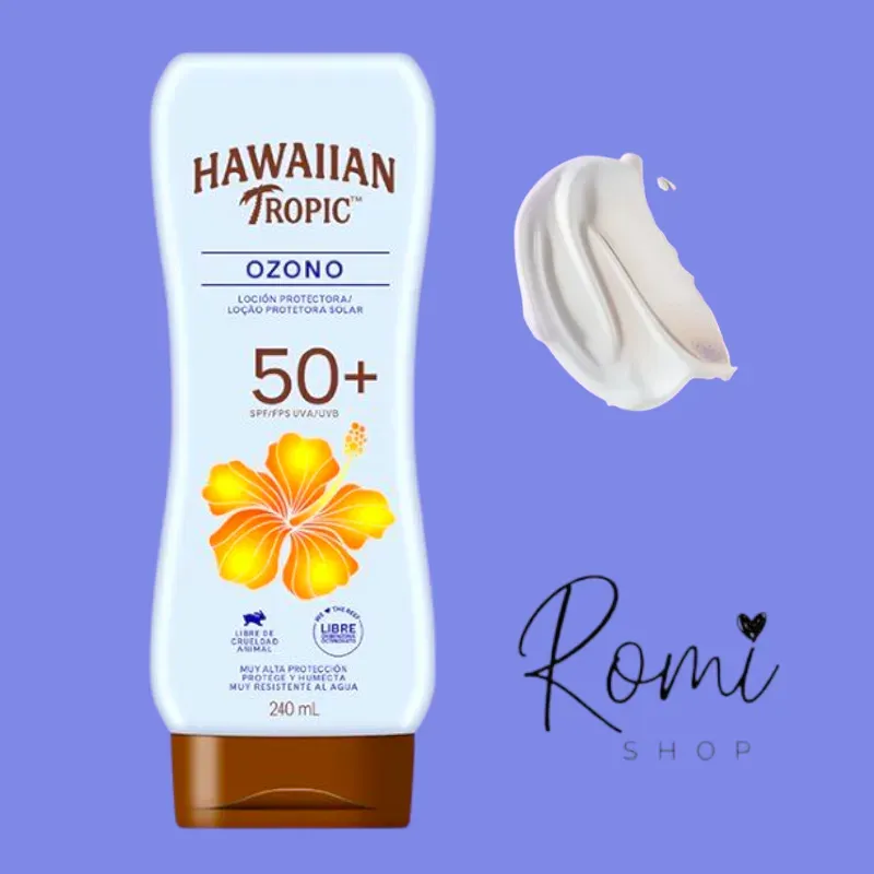 Protector Solar Ozono Hawaiin Tropic Loción 50+FPS 240ml